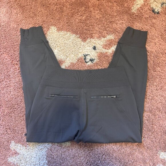 ATHLETA Venice High Rise Jogger Color Shadow Grey Womens Size Large Soft Cozy - Picture 6 of 8